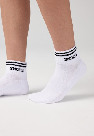 SNOCKS Socken in Weiß