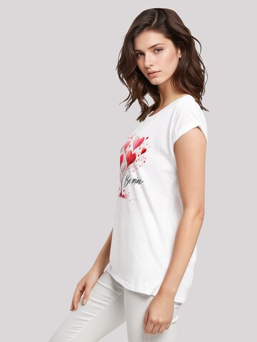 F4NT4STIC T-Shirt 'Herzbaum Be Mine!' in Weiß