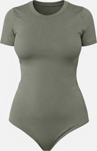LEAFLETIC - Body 'Leafletic Women’s Short Sleeve Crew Neck Bodysuit' en verde: frente