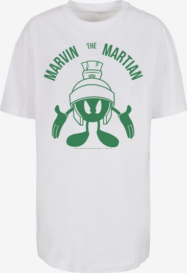 F4NT4STIC T-Shirt 'Marvin The Martian Large Head' in jade / weiß, Produktansicht