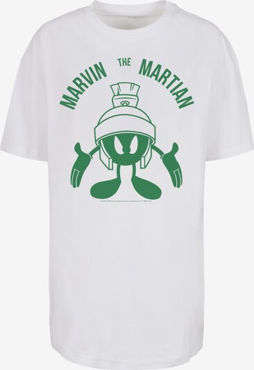 F4NT4STIC T-shirt oversize 'Marvin The Martian Large Head' en jade / blanc, Vue avec produit