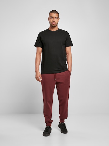 Urban Classics Tapered Trousers in Red