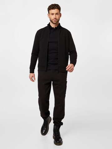 Hackett London Sweat jacket in Black