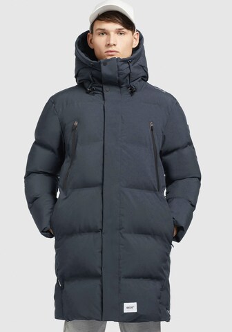 khujo Winter Coat 'Clide' in Blue