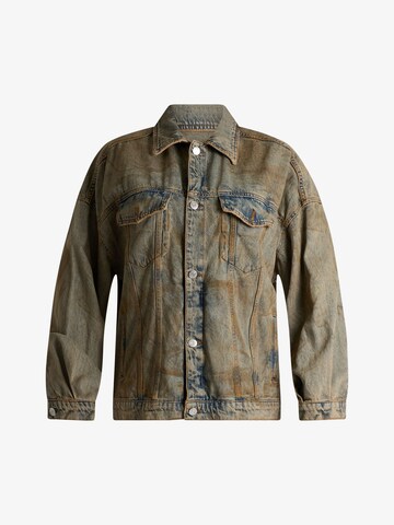 HAVE ONE Between-Season Jacket in Blue: front