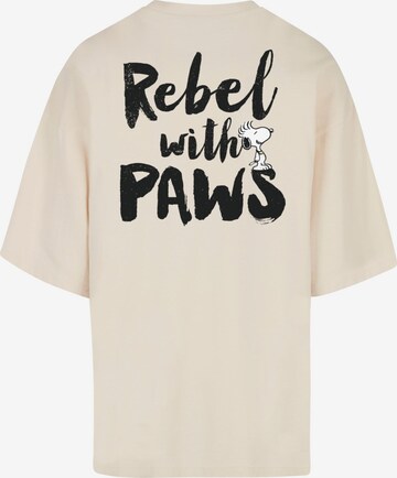 T-Shirt 'Peanuts' Merchcode en beige
