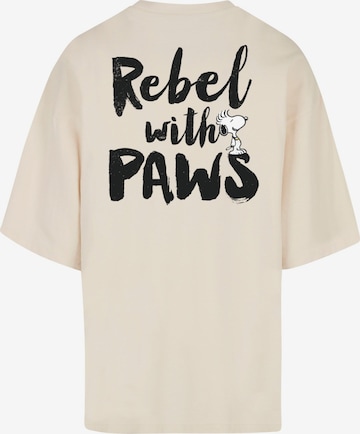 T-Shirt 'Peanuts' Merchcode en beige