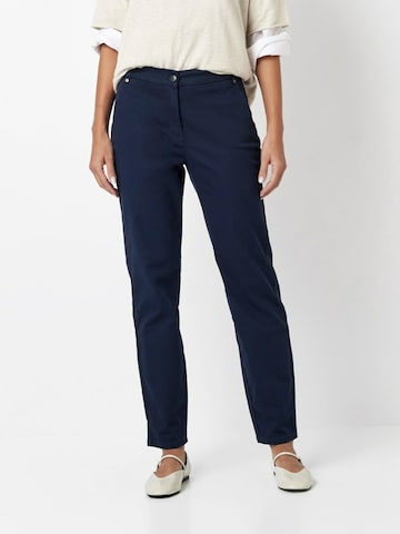 TONI Regular Broek in Blauw: voorkant