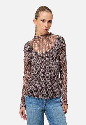 zero Shirt in Braun: Vorderseite