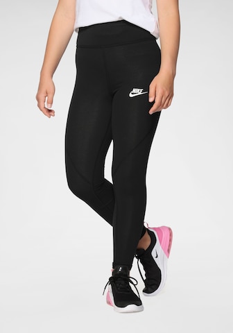 Nike Sportswear Skinny Pajkice | črna barva: sprednja stran