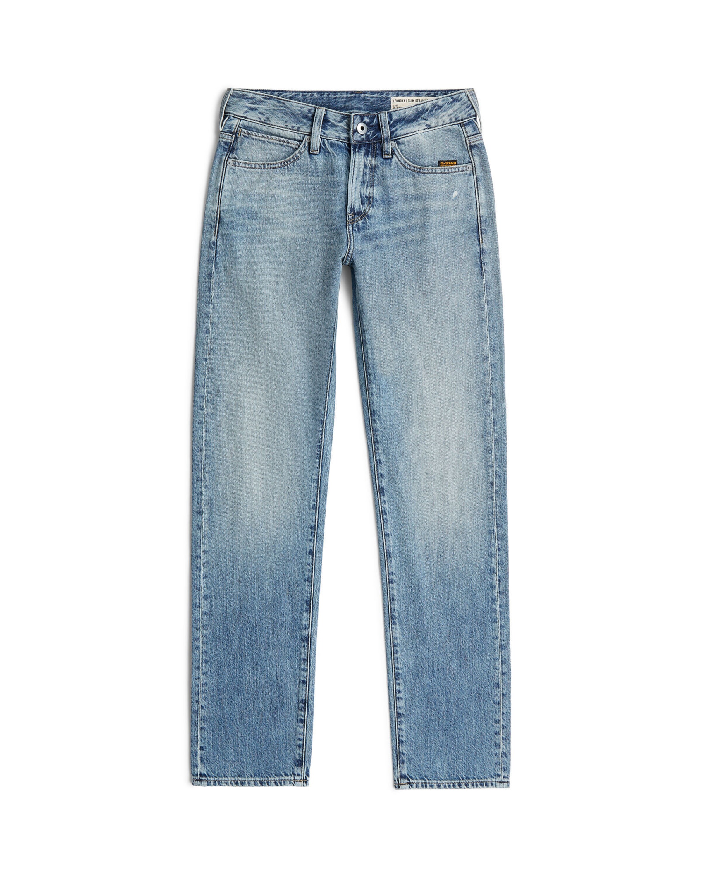 G-STAR Jean 'G-STAR Slim Straight Jeans' en 22/30 en bleu, Vue avec produit