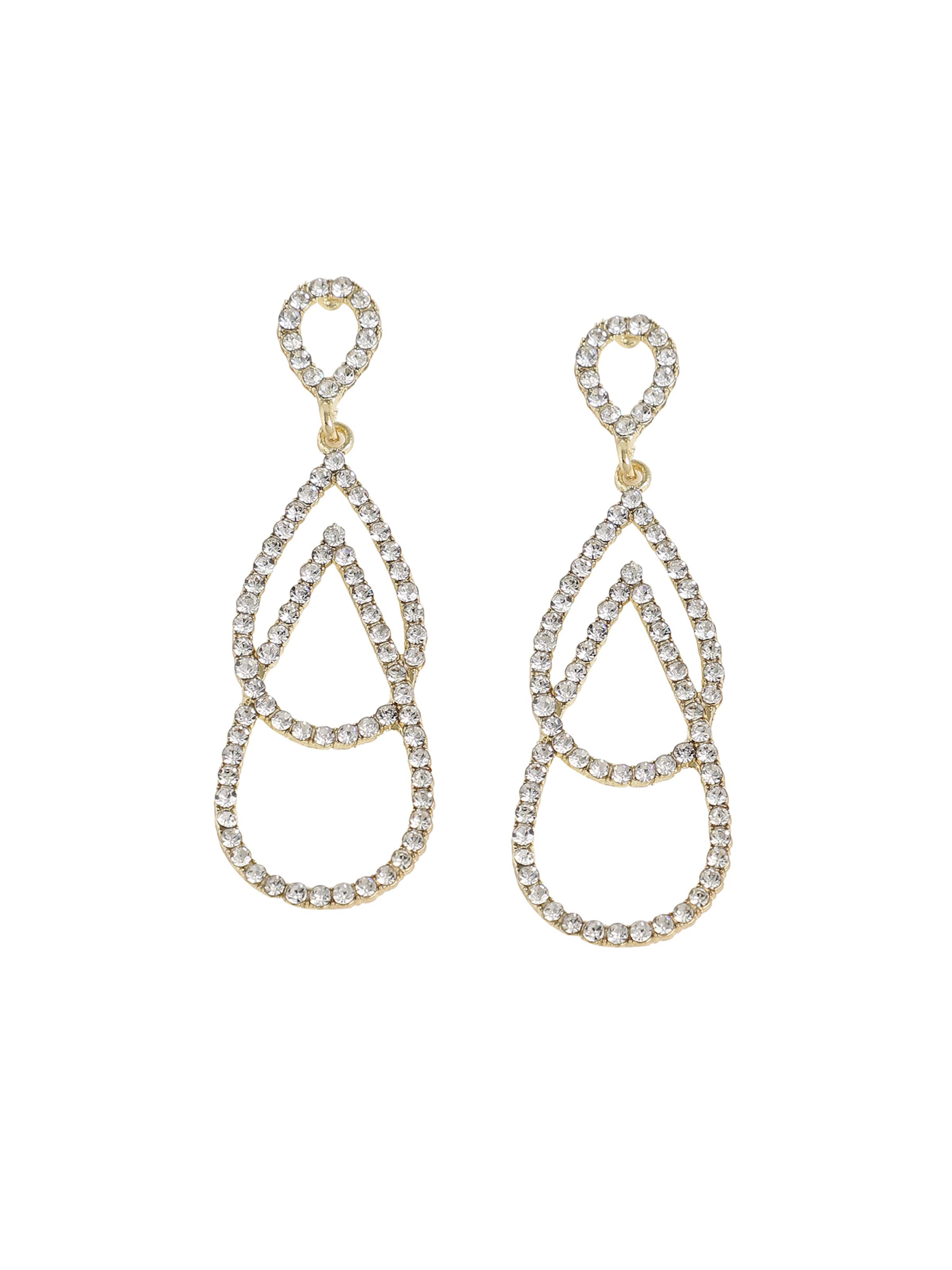 SOHI Fülbevalók ' Caitlyn ' - ezüst: elől