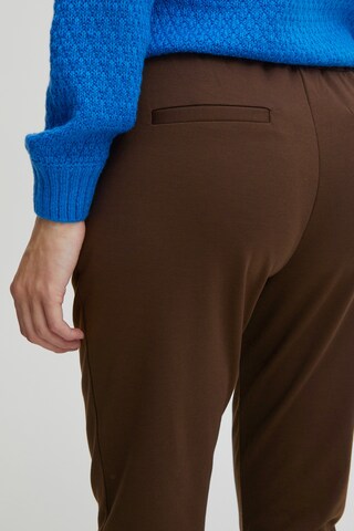 ICHI Slim fit Pants 'Kate' in Brown