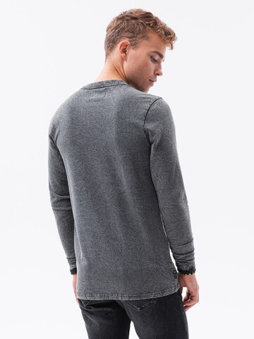 Ombre Sweatshirt 'L139' in Zwart
