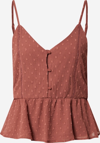 ABOUT YOU Top 'Pamela' in Brown: front