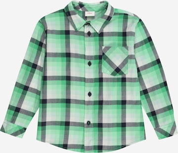 s.Oliver Regular fit Button Up Shirt in Green: front