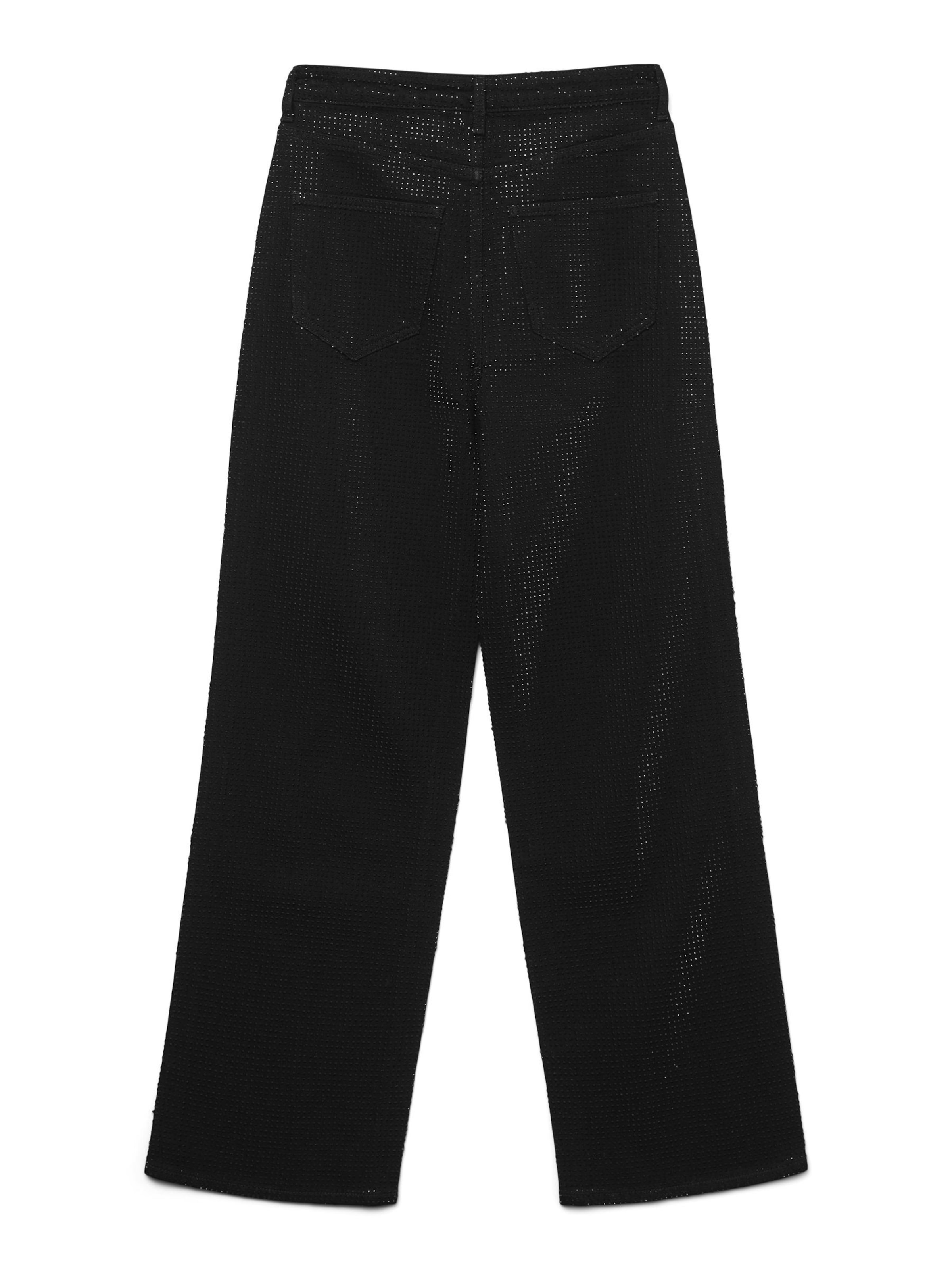 VERO MODA Wide Leg Jeans 'TESSA' i sort