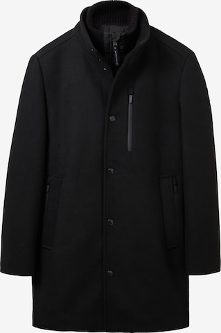 Manteau mi-saison TOM TAILOR en noir : devant