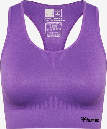 Hummel - Soutien Bustier Soutien de desporto 'Tif' em roxo: frente