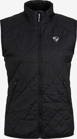 ZIENER Sportweste 'Nalia' in Schwarz: Vorderseite