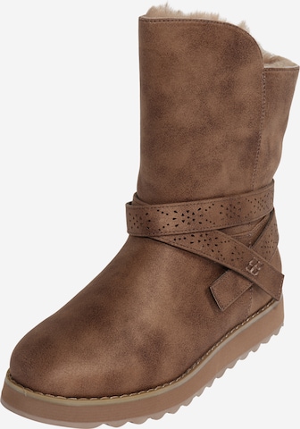 SKECHERS Snow Boots 'Keepsakes' in Brown: front