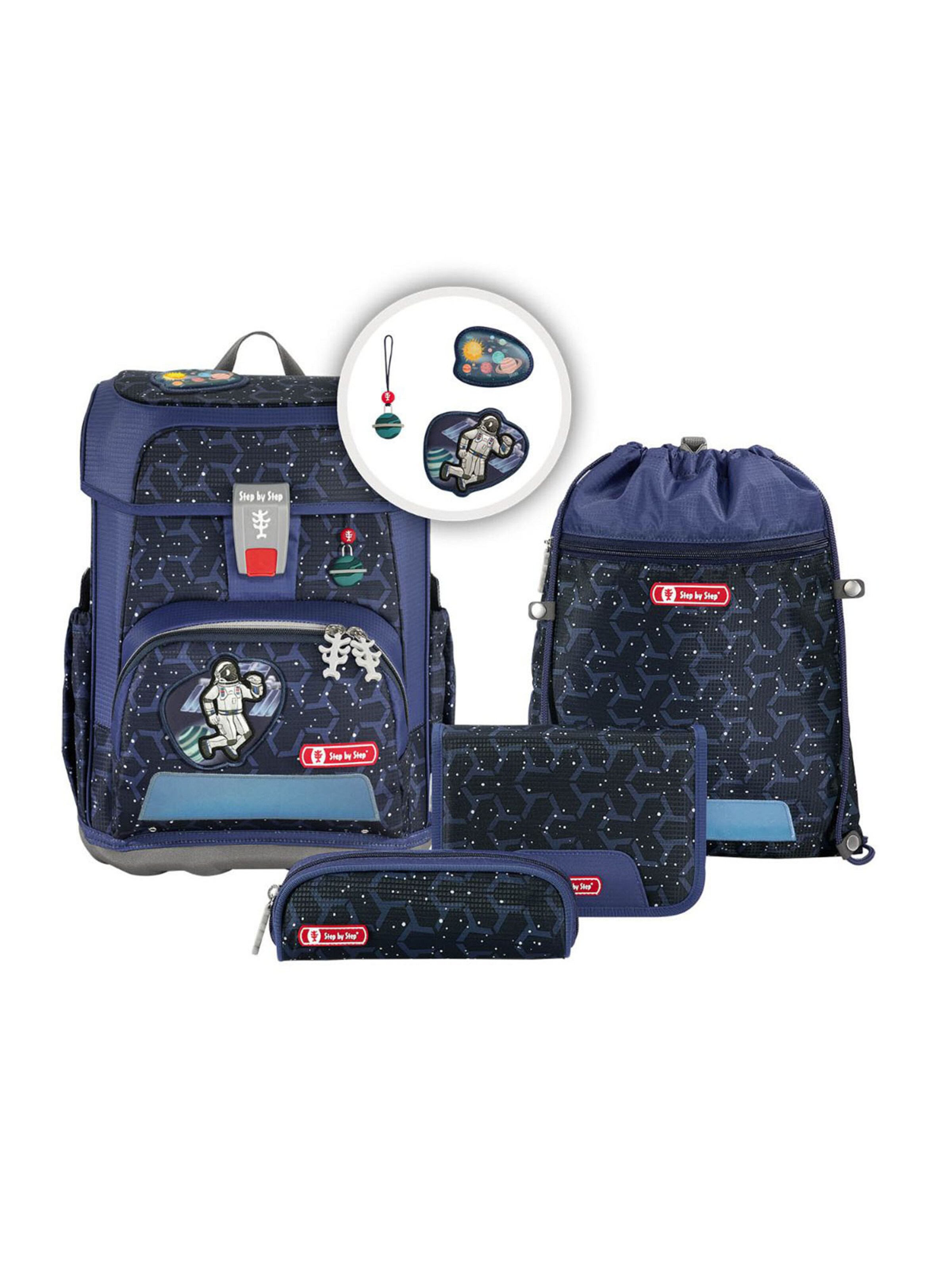 STEP BY STEP Backpack 'Cloud' in Blue: front