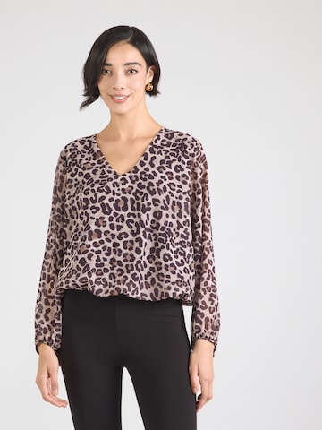 Hailys - Blusa 'Ja44smina' en marrón: frente