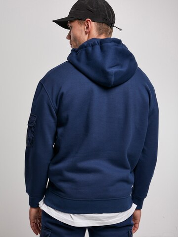 Urban Classics Sweatshirt 'Commuter' in Blue