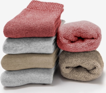 Occulto Socken 'Smilla' in Braun: Vorderseite