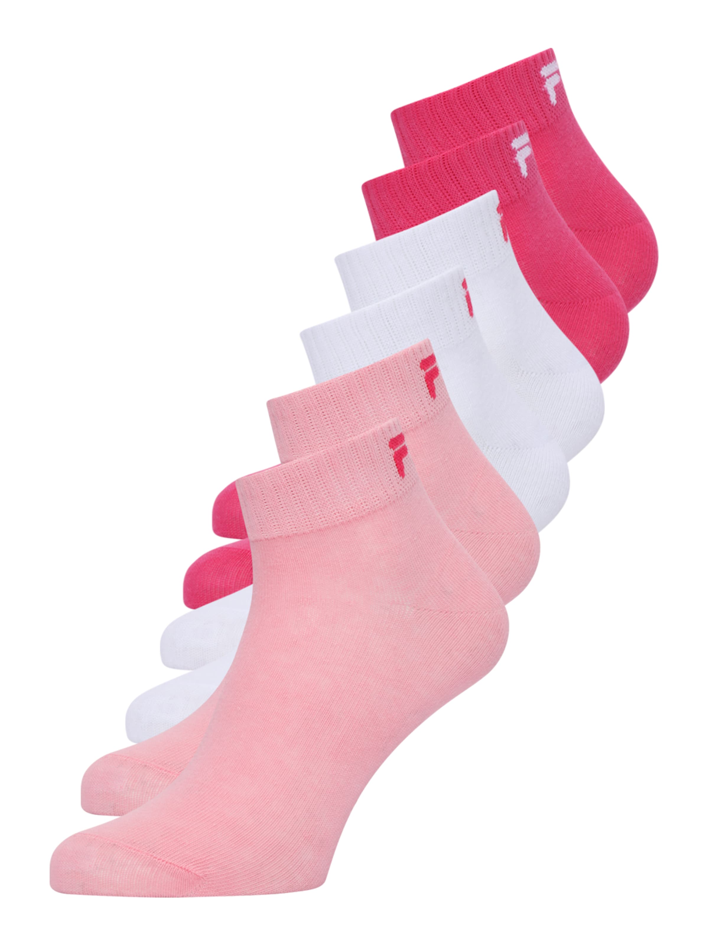 FILA Sockor i rosa / rosa / vit, Produktvy