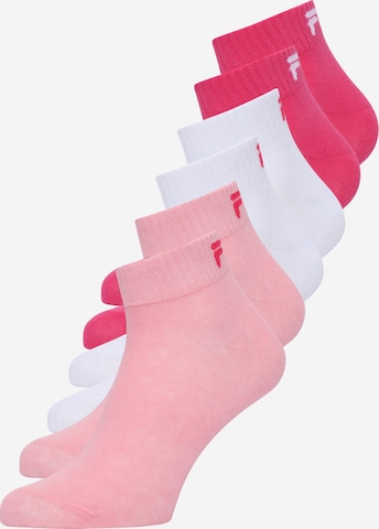 FILA Къси чорапи в розово: отпред