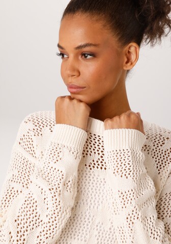 Aniston CASUAL Pullover in Beige