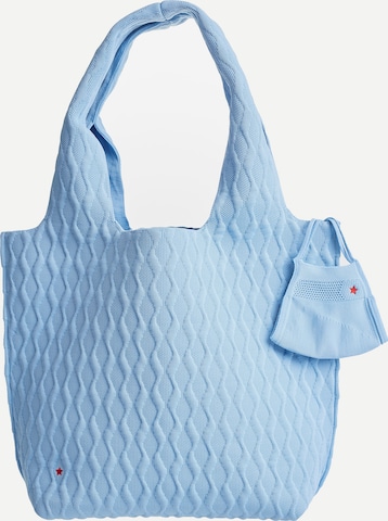 RedStars Handbag in Blue: front