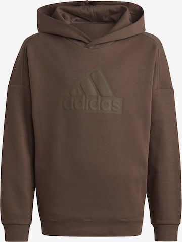 ADIDAS SPORTSWEAR Athletic Sweatshirt 'Future Icons' in Brown: front