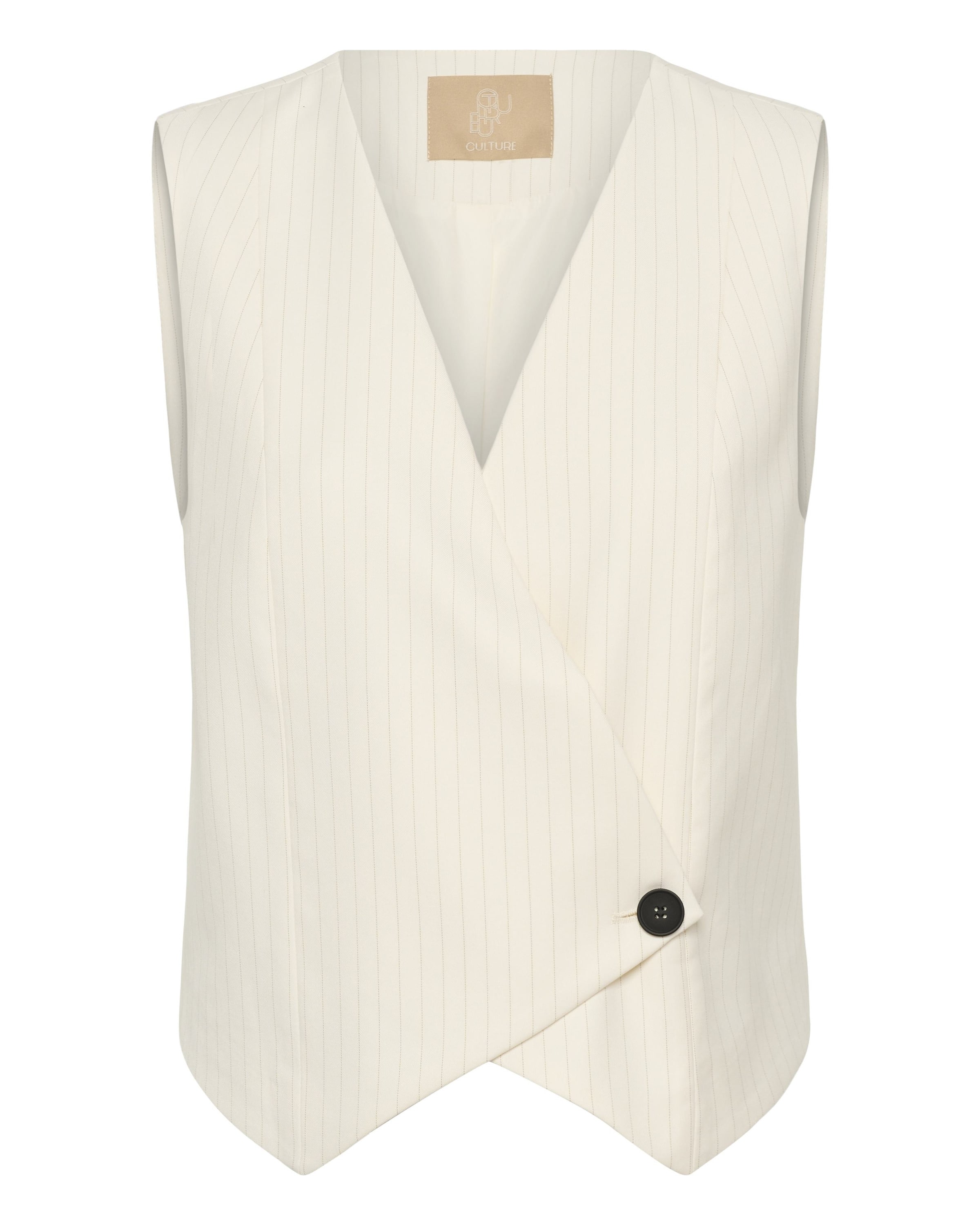 CULTURE Vest 'Nilea' i hvid: forside