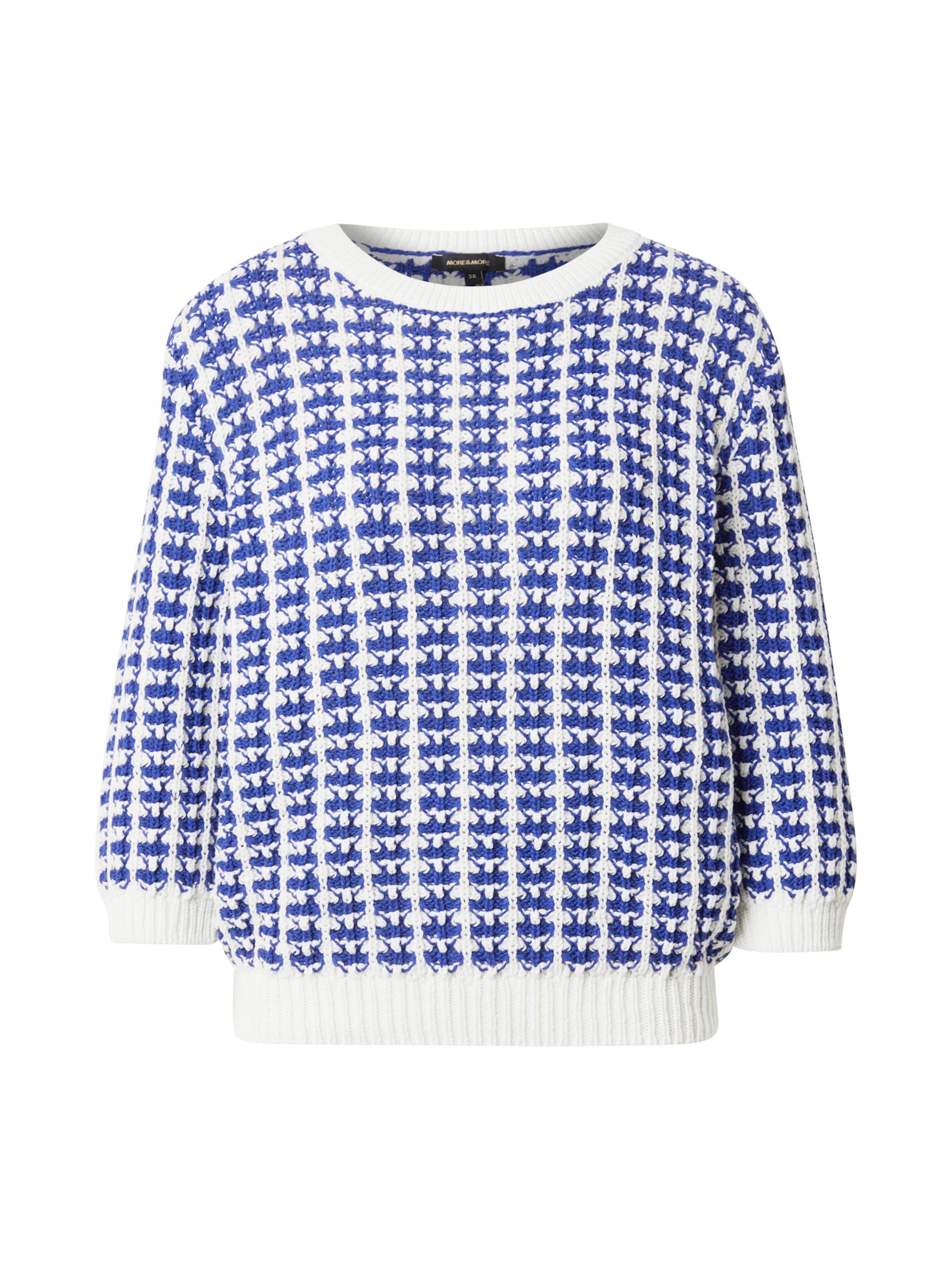 Pull-over MORE & MORE en bleu : devant