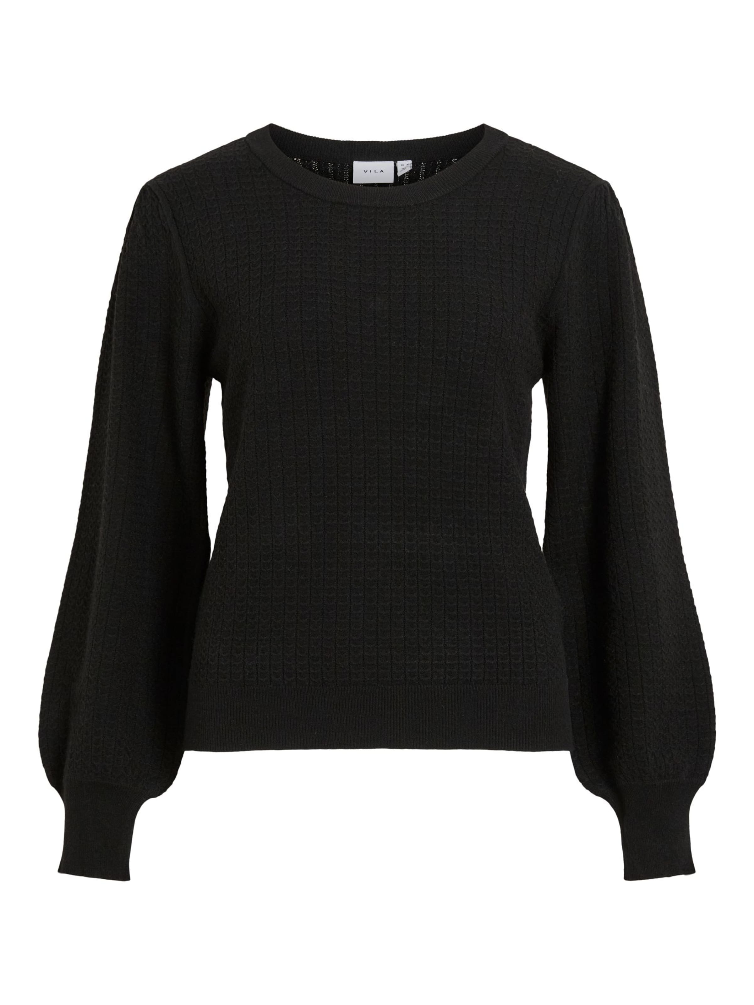 VILA Pullover 'VIMABLE' i sort: forside