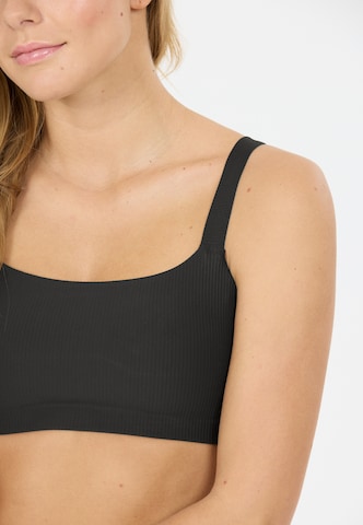 Athlecia Bustier Sport-BH 'Colbie' in Schwarz