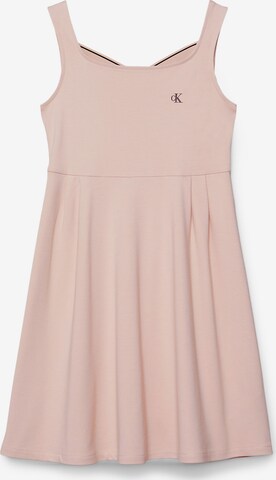 Calvin Klein Jeans Dress in Pink: front