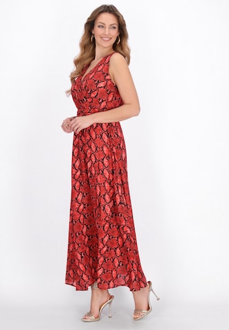 faina Dress 'Festive' in Red