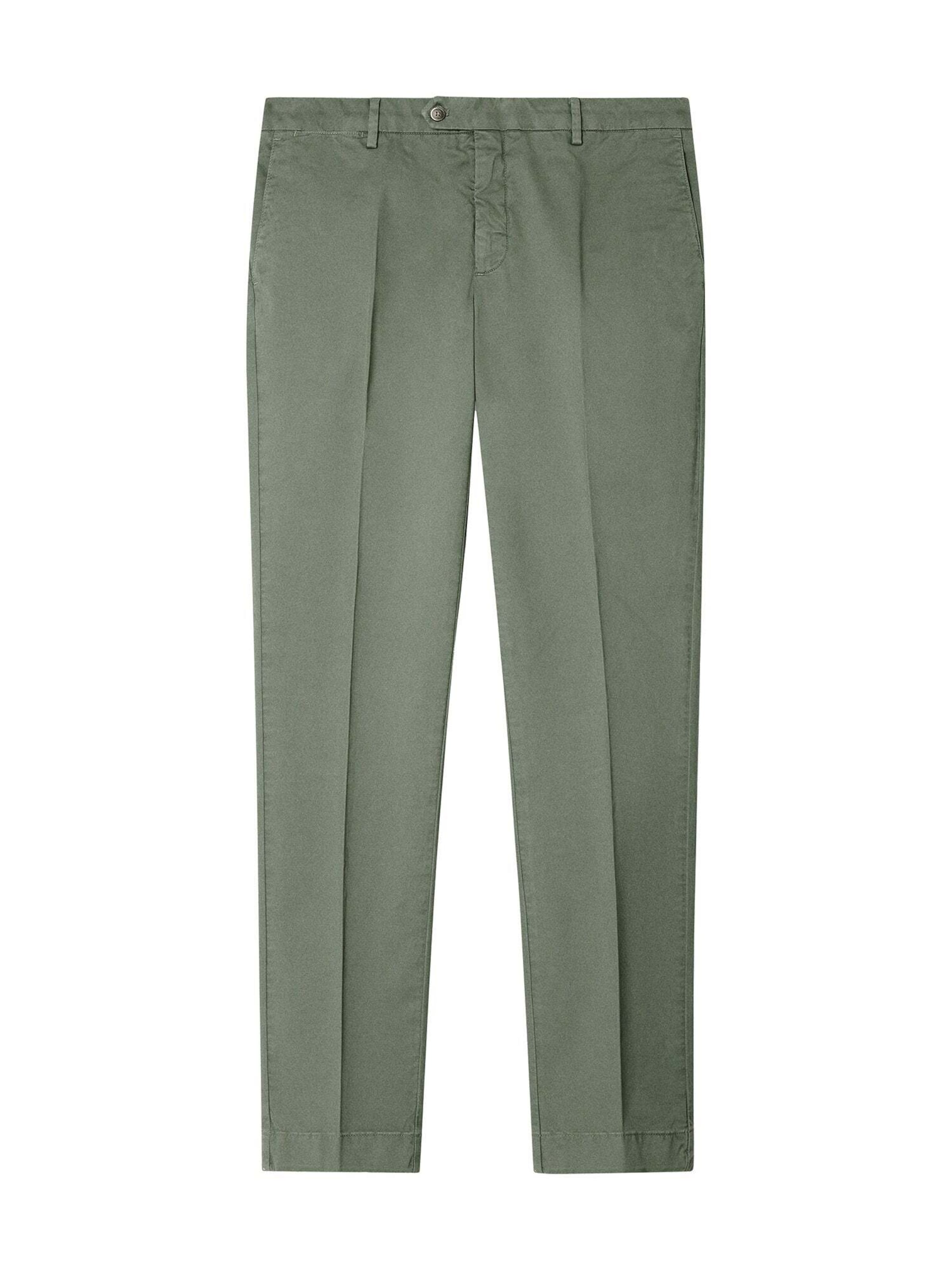 Hackett London Pantalon à plis 'Kensington' en vert, Vue avec produit