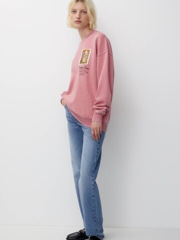 Pull&Bear Sweatshirt in Roze