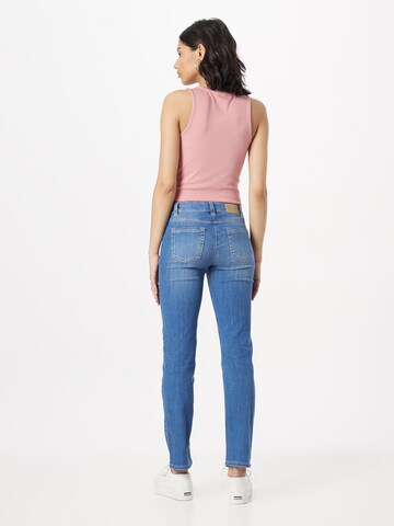 GERRY WEBER Slimfit Jeans in Blauw