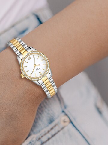 Glanzstücke München Analoguhr in Silber: Vorderseite