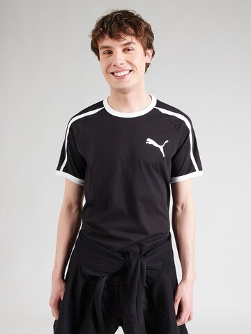 Maglietta 'T7 Big Cat Ringer' di PUMA in nero: frontale