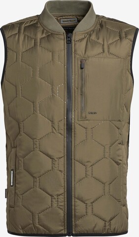 khujo Bodywarmer 'Liel' in Groen: voorkant