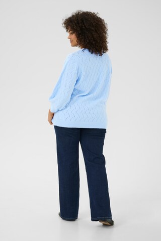 KAFFE CURVE Pullover 'Anita' i blå