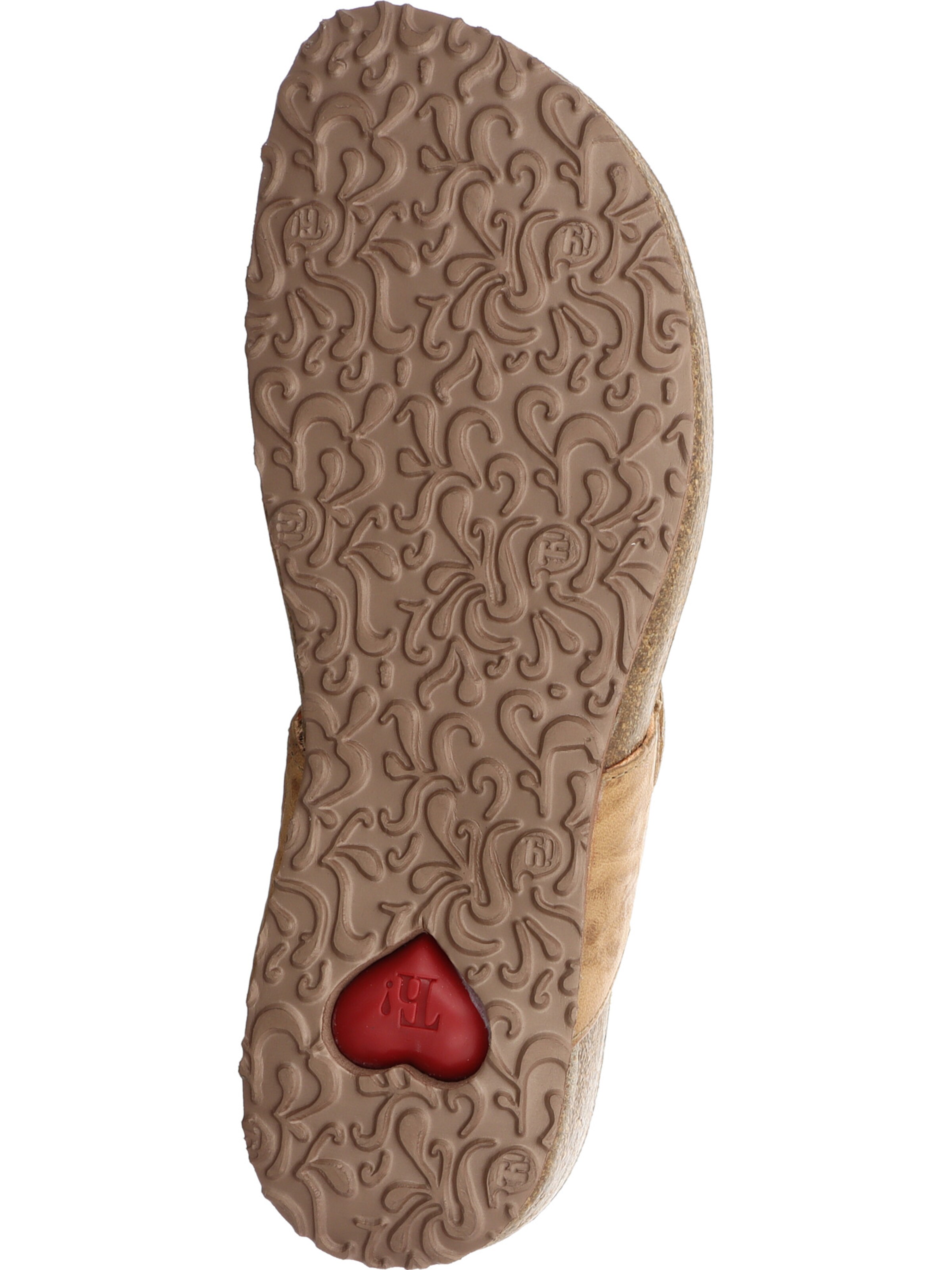 THINK! Zehentrenner 'Julia' in Beige