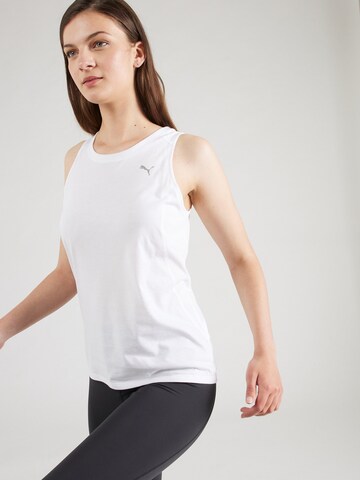 PUMA Спортивный топ 'RUN VELOCITY' в Белый: спереди
