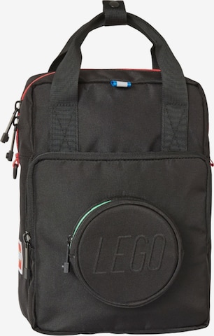LEGO Backpack 'LEGO Brick 1x1 Kids Backpack' in Black: front